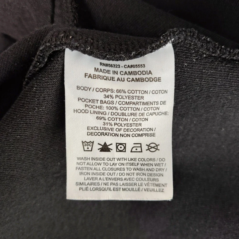 Nike Tech Fleece Full Zip Hoodie Black Mens XXL CU4489-010